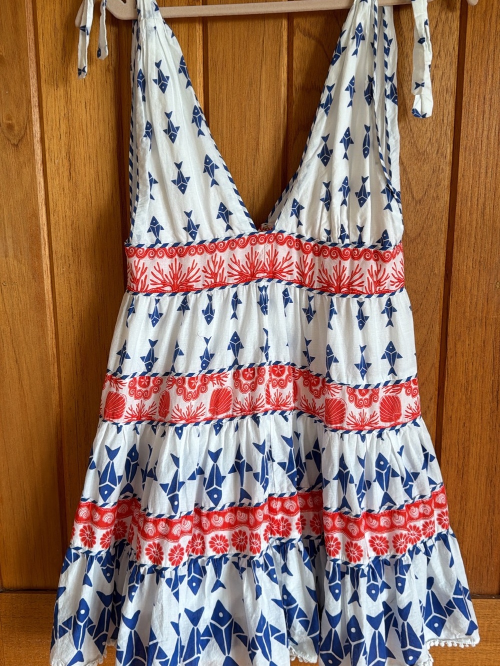 Farm Rio, like new - tropical theme dress